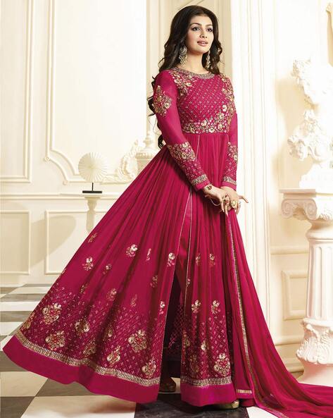 Pretty Pink and Yellow Rajputi Dress For Women [Buy Online] - Rana's by  Kshitija