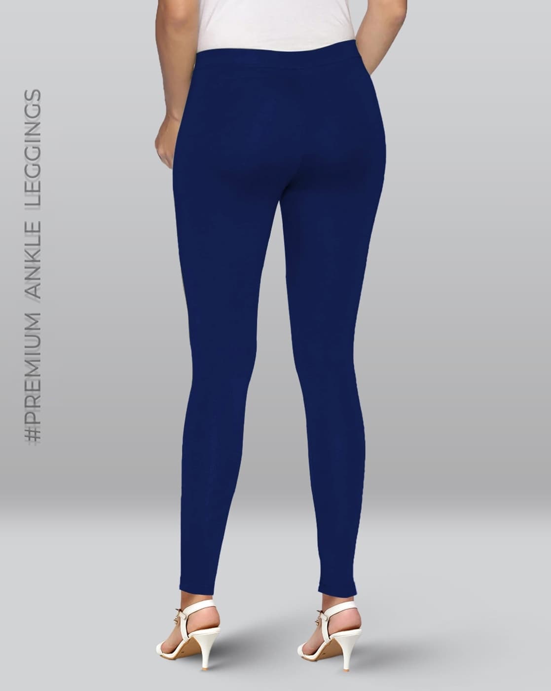 Buy Blue & Dark Skin Leggings for Women by GRACIT Online | Ajio.com