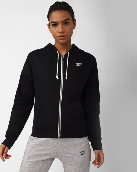 Reebok Women Zip-Front Regular Fit Hoodie