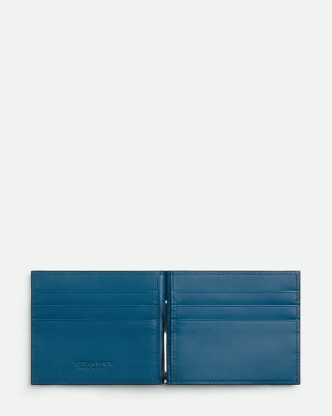 Buy BOTTEGA VENETA Intrecciato Bill Clip Wallet | Black Color Men