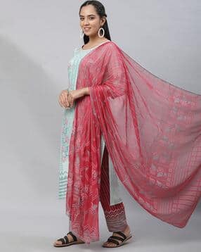 aurelia Women Floral Print Voile Dupatta-picture-28
