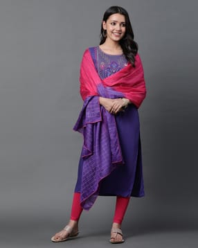 aurelia Women Ombre-Dyed Dupatta with Sequins-picture-39