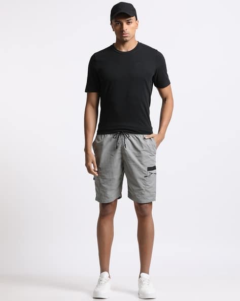 Regular Fit Nylon Shorts