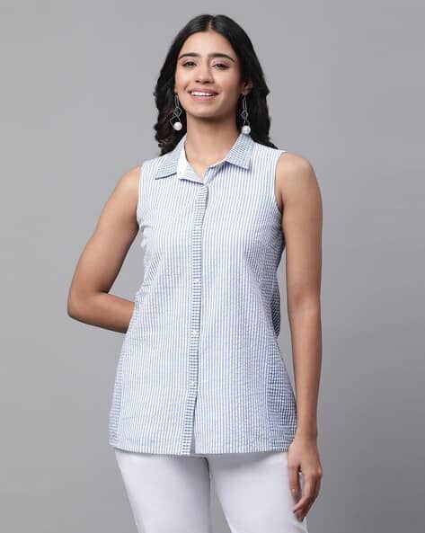 AURELIA Women Striped Regular Fit Top