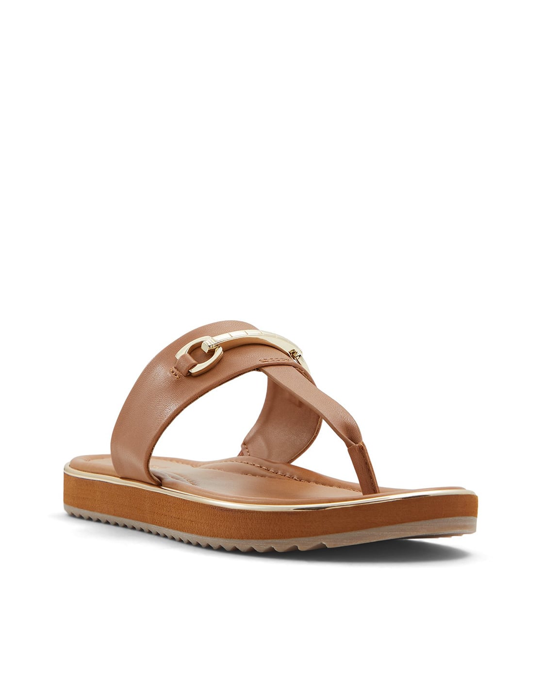 Beige Aldo Flip Flops Aldo Women's ELOQUENT Medium Beige Slide Sandals