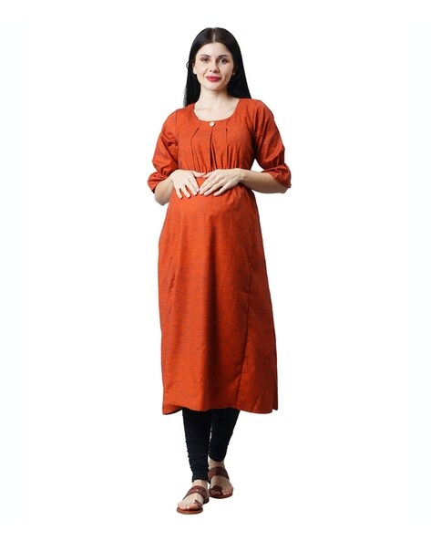 Buy Mustard Kurtas & Kurtis for Women by CEE 18 Online