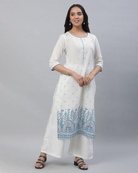 Aurelia Women Printed Straight Kurta