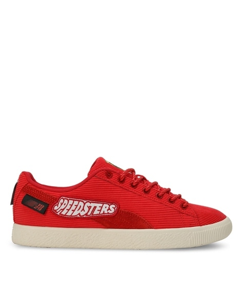 Puma Scuderia Ferrari Clyde Lace-Up Sneakers