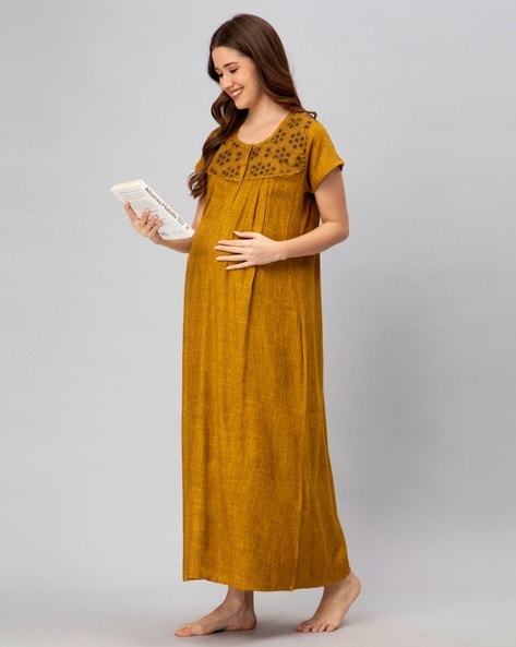 Maternity Nightwear Robe Nightdress Sleepwear - Buy Maternity Nightwear  Robe Nightdress Sleepwear online in India