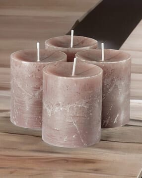 Set of 4 ECO Fragrance Pillar Candles-image-38