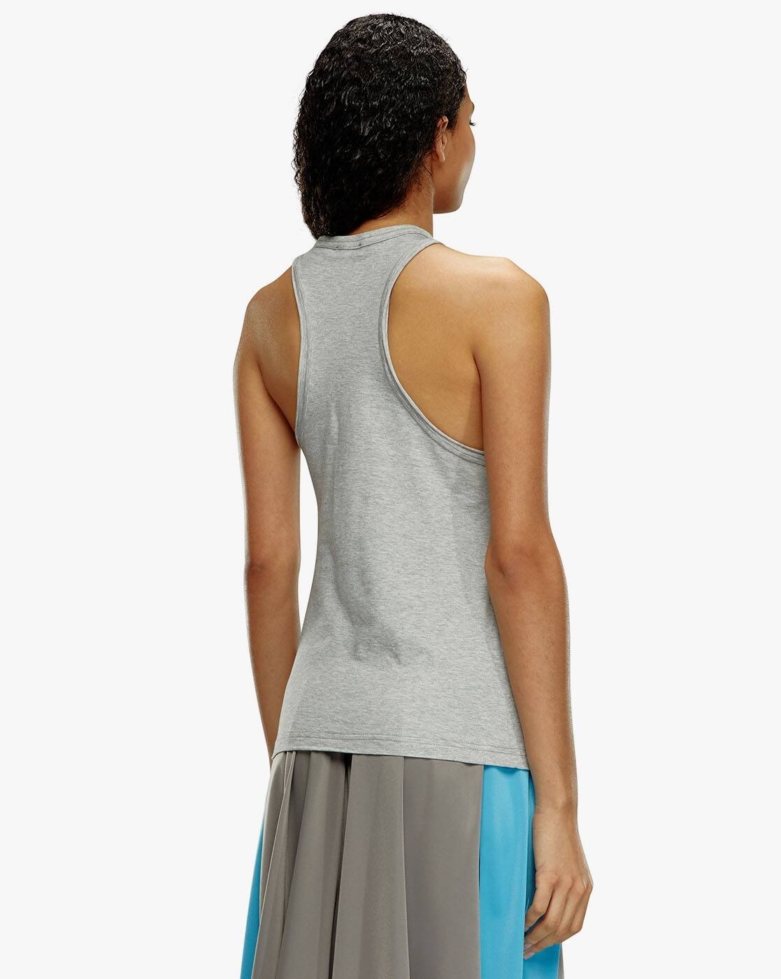 トップス Bijoux grey tanktop Buy Nuon Grey Lace-Detailed Cotton-Blend Tank Top from Westside