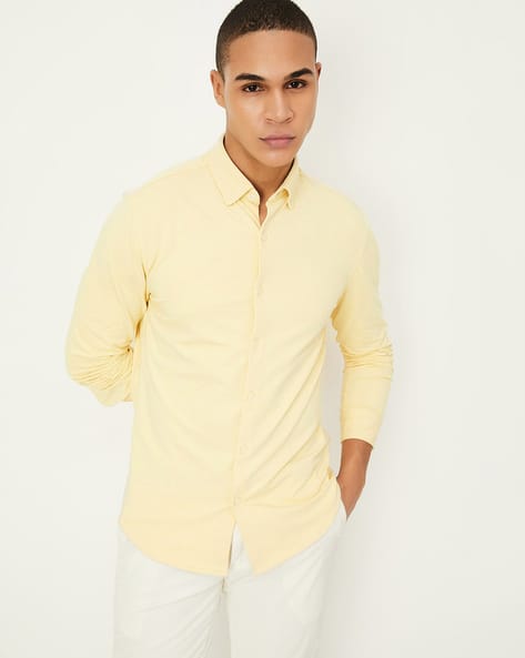 Buy Yellow Shirts for Men by MAX Online