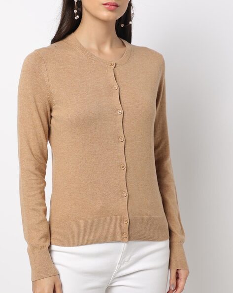 Buy Beige Sweaters & Cardigans for Women by GAP Online