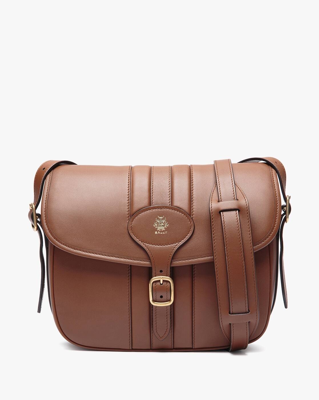 ショルダーバッグ BALLY BECKETT MESSENGER BAG IN CRAQUEL LEATHER Bally Beckett Leather Messenger Bag | Black | FARFETCH AU