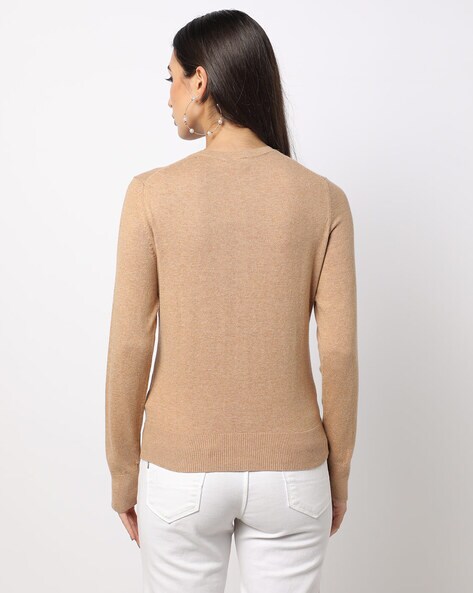 Buy Beige Sweaters & Cardigans for Women by GAP Online