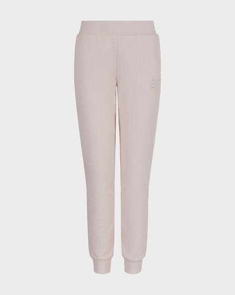 Full-Length Tone on Tone Logo Regular Fit Waistband Lounge Pants