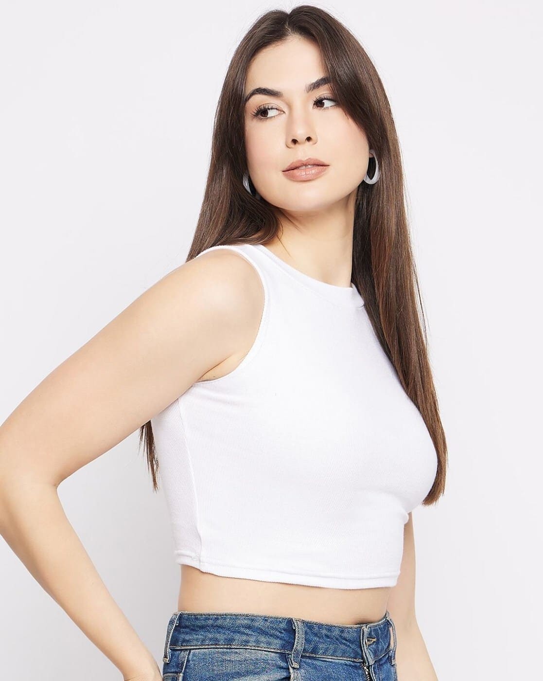 Buy Mayra Women Regular Fit Crop Top Online | Ajio.com