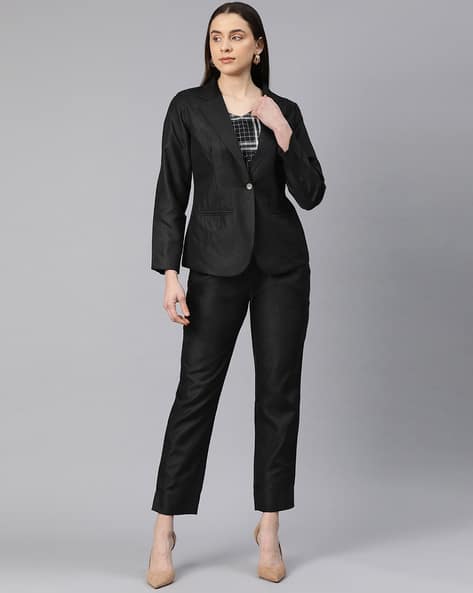 Buy Black Suit Sets for Women by COTTINFAB Online