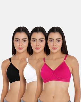 Buy Naidu Hall Cotton Bra for Women Full Coverage Bra for Women, Non  Padded, Non Wired