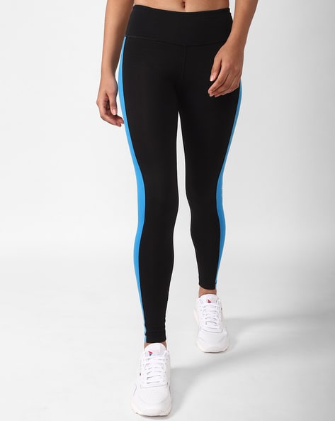 Reebok striped leggings online