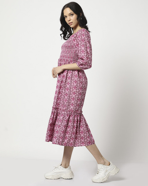 Buy Pink Dresses & Gowns for Women by YOUSTA Online | Ajio.com