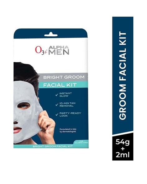 O3+ Alpha Men Bright Groom Facial Kit