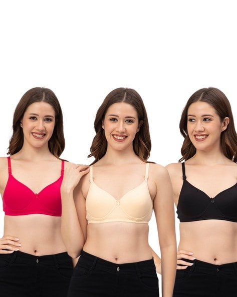 Women's Cotton Padded Non-Wired T-Shirt Bra (Pack of 1)