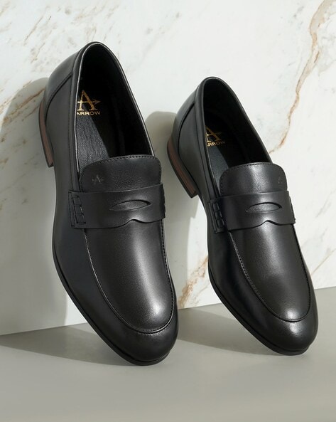 Arrow Men Round-Toe Slip-On Shoes