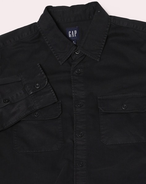 Gap black 2024 denim shirt