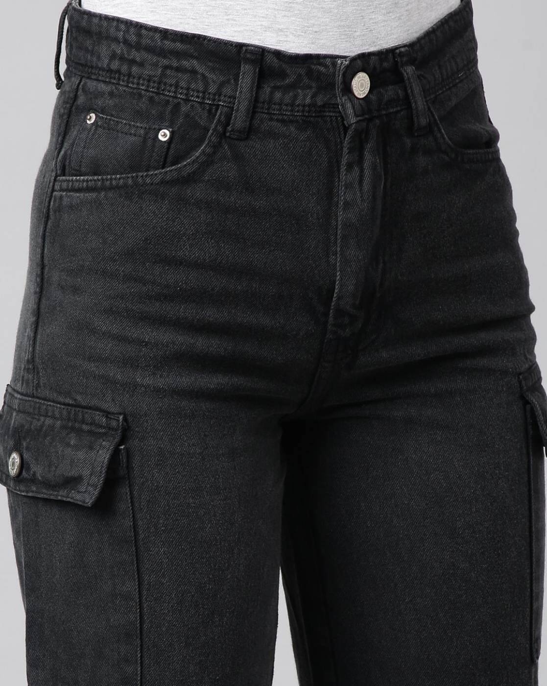 Buy Charcoal Jeans & Jeggings for Women by SHOWOFF Online