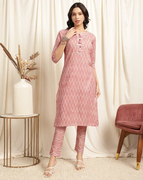 Buy Pink Leggings for Women by Rangita Online