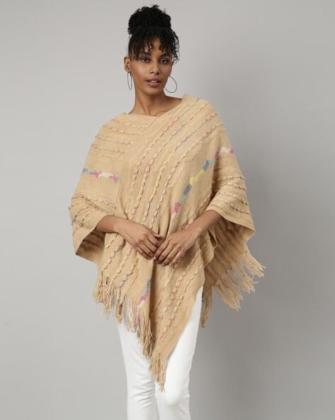 ladies poncho shawl