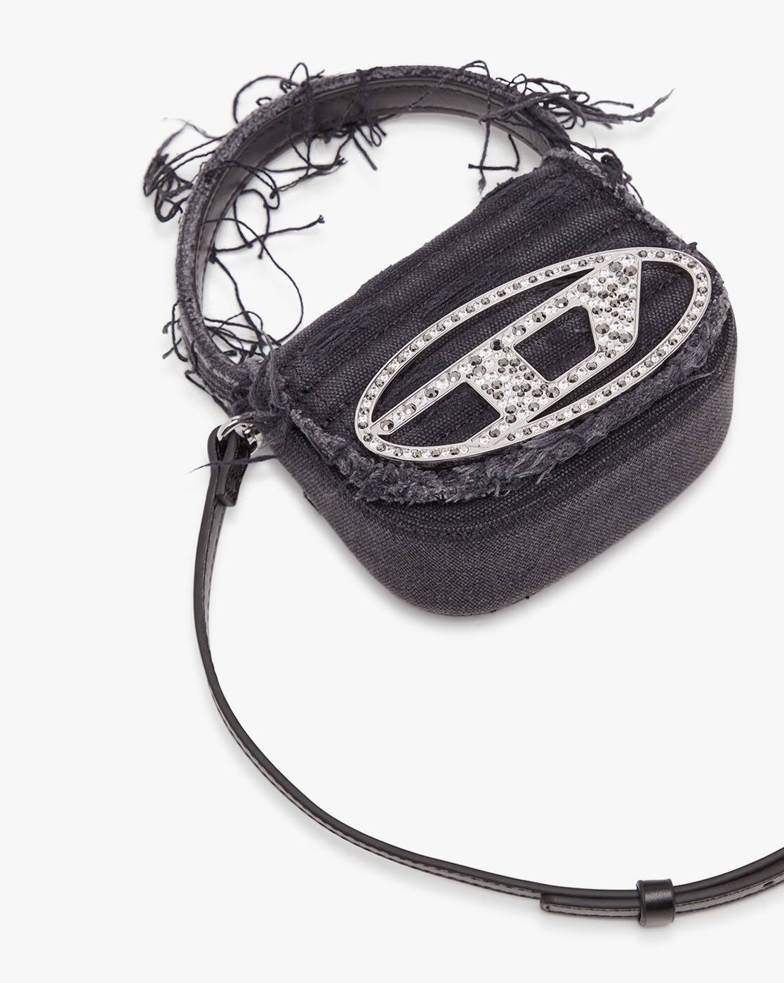 Buy DIESEL 1DR XS - Iconic Denim Mini Crossbody Bag | Black Color