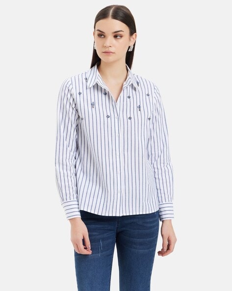 Buy White Shirts for Women by Kazo Online