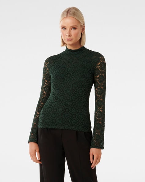 Women Lace Regular Fit Top