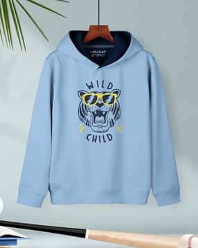 hellcat Boys Graphic Print Regular Fit Hooded T-Shirt-picture-10