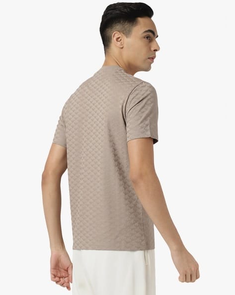 Buy EMPORIO ARMANI All-Over Eagle Logo Cotton Regular Fit T