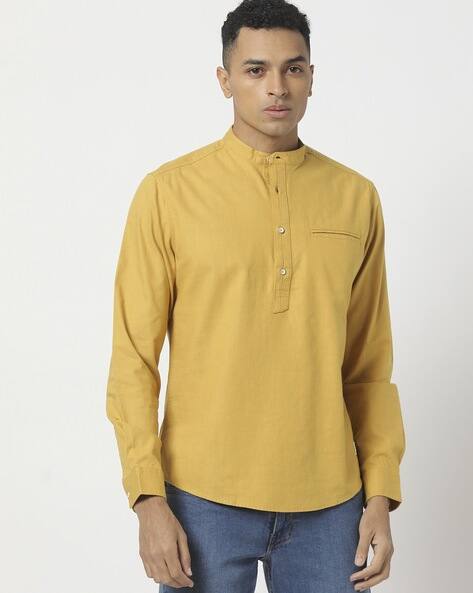 Men Slim Fit Cotton Shirt