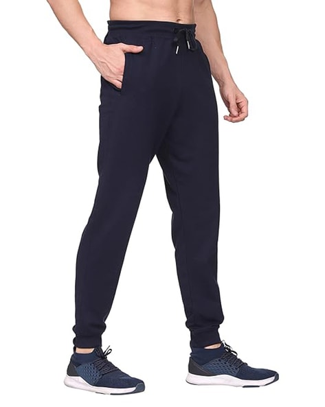 Buy Navy blue Track Pants for Men by DIVINE DUDS Online