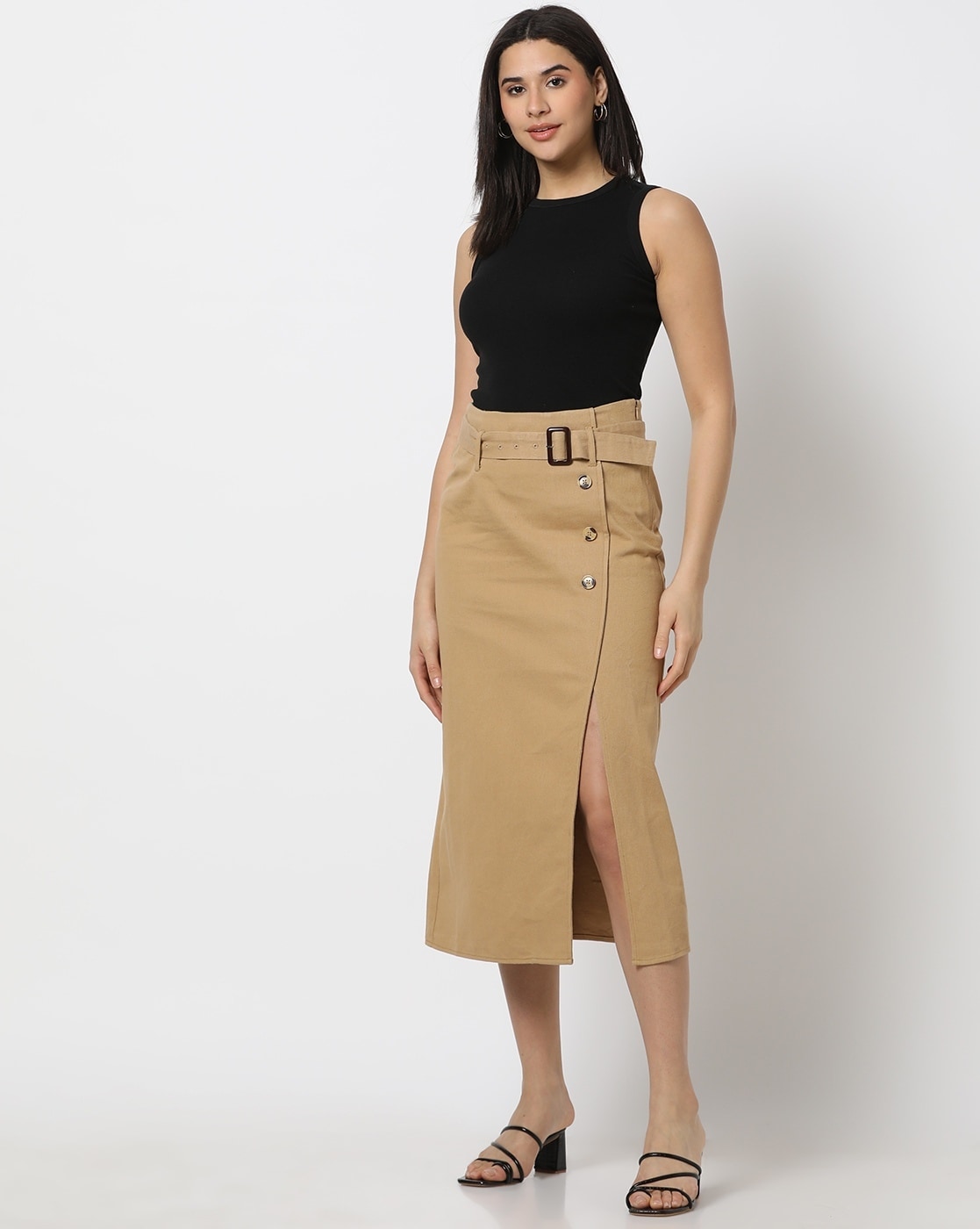 Buy Beige Skirts for Women by RIO Online Ajio