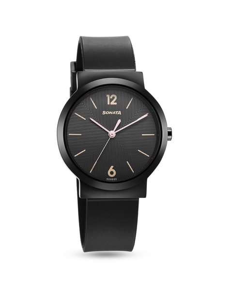 Sonata Black Dial Analog Women's Watch -87050NM01 | Gifts to Nepal |  Giftmandu