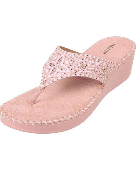 Mochi Women Regular Fit Slip-On Wedges