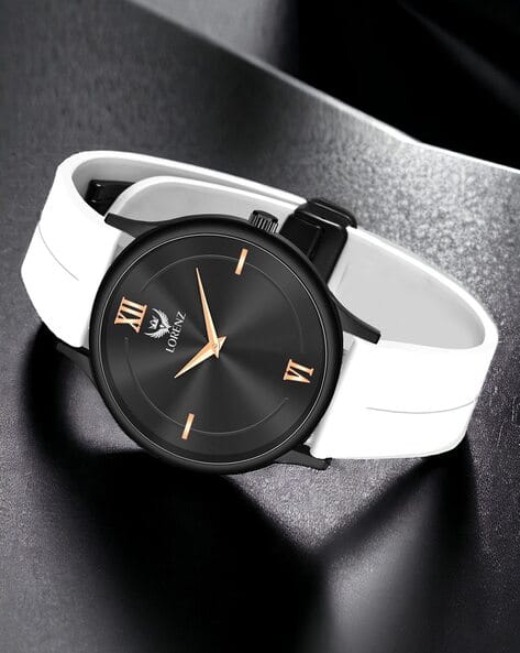 LORENZ MK-4073R Men Round-Dial Wrist Watch
