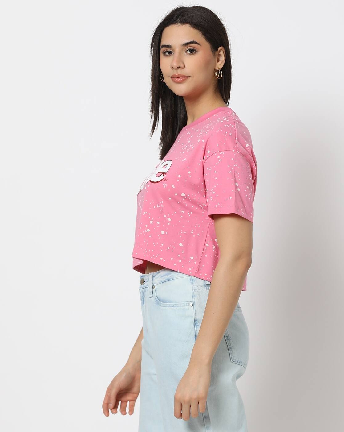 BOXY BODY TEE, PINK, XL