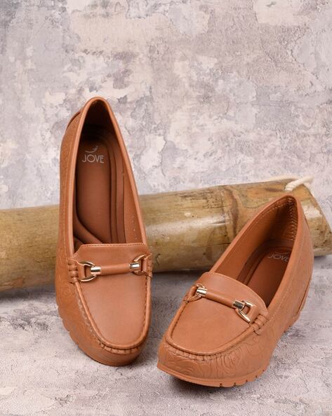 Jove Women Round-Toe Bit Loafers