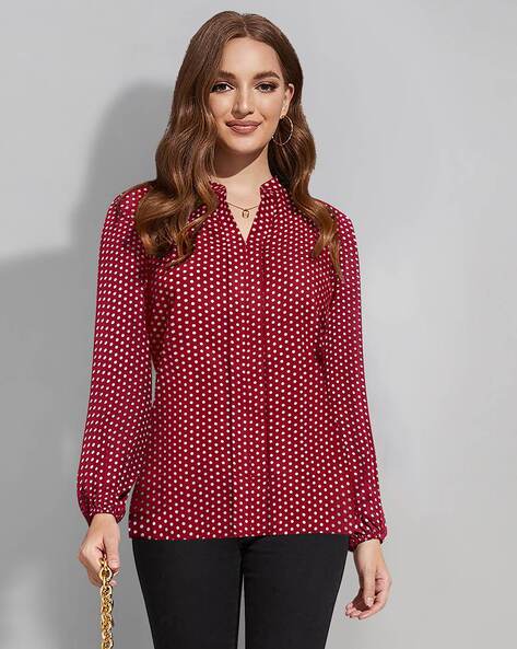 Buy Maroon Tops for Women by Toochki Online Ajio