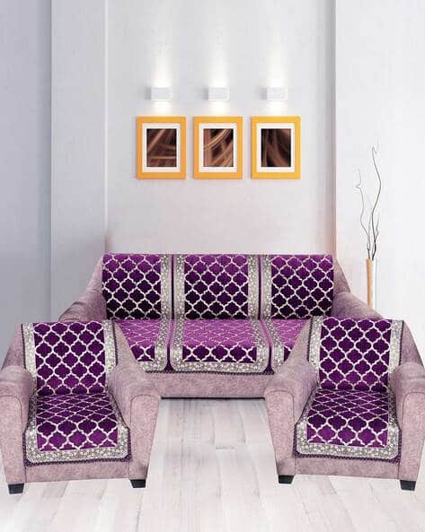 Pack of Velvet Sofa Covers