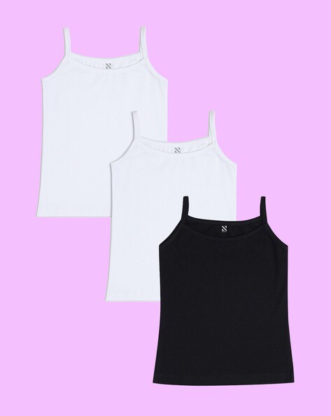 Pack of 3 Round-Neck Camisoles