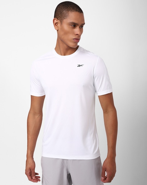 Reebok Men Slim Fit Round-Neck T-Shirt