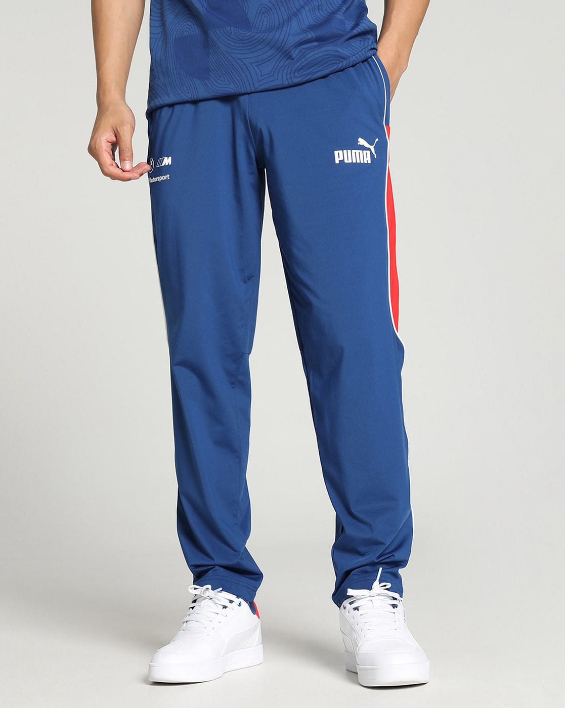 PUMA track pants blue × white Shop PUMA T7 Track Pants Blue Online in Dubai & UAE -SSS